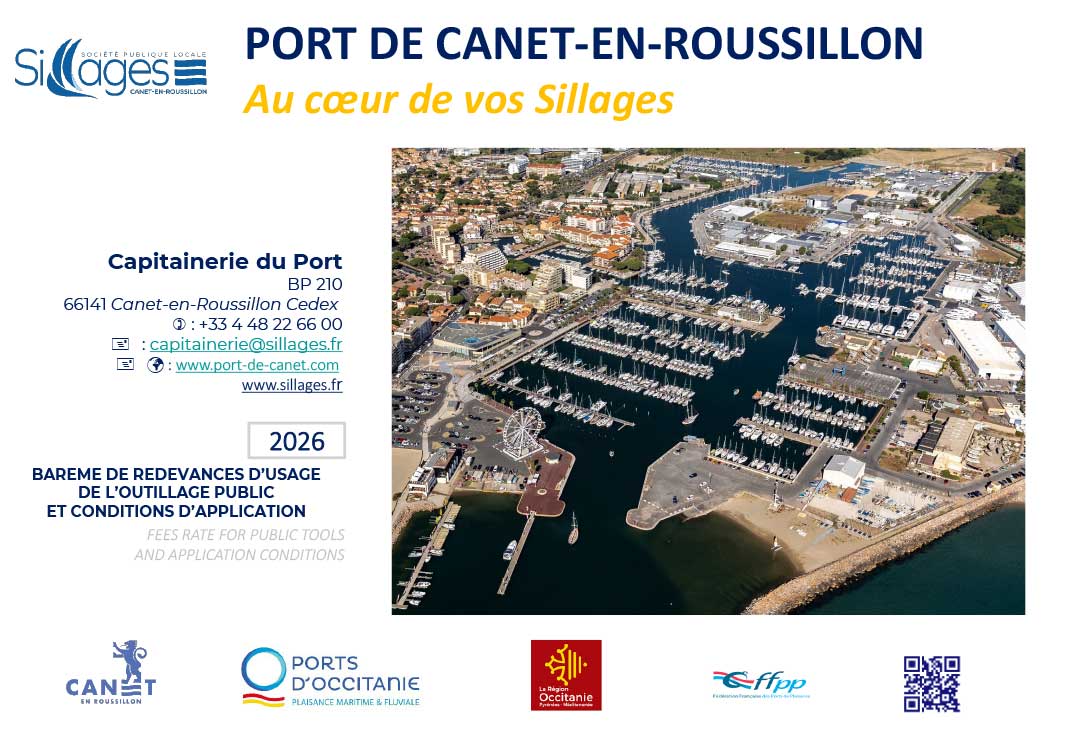 Tarifs du Port 2026