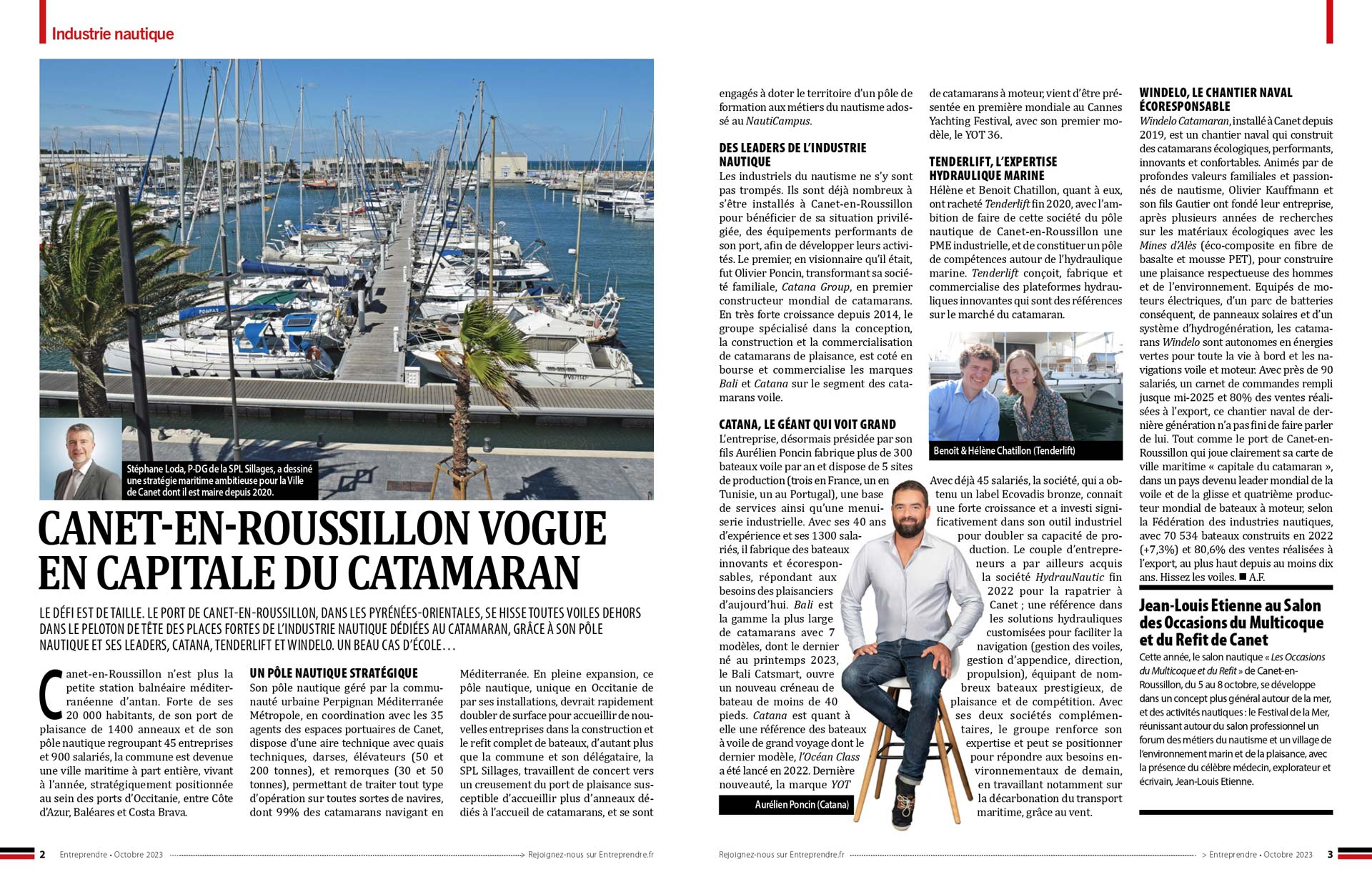 article entreprendre Port de Canet en Roussillon
