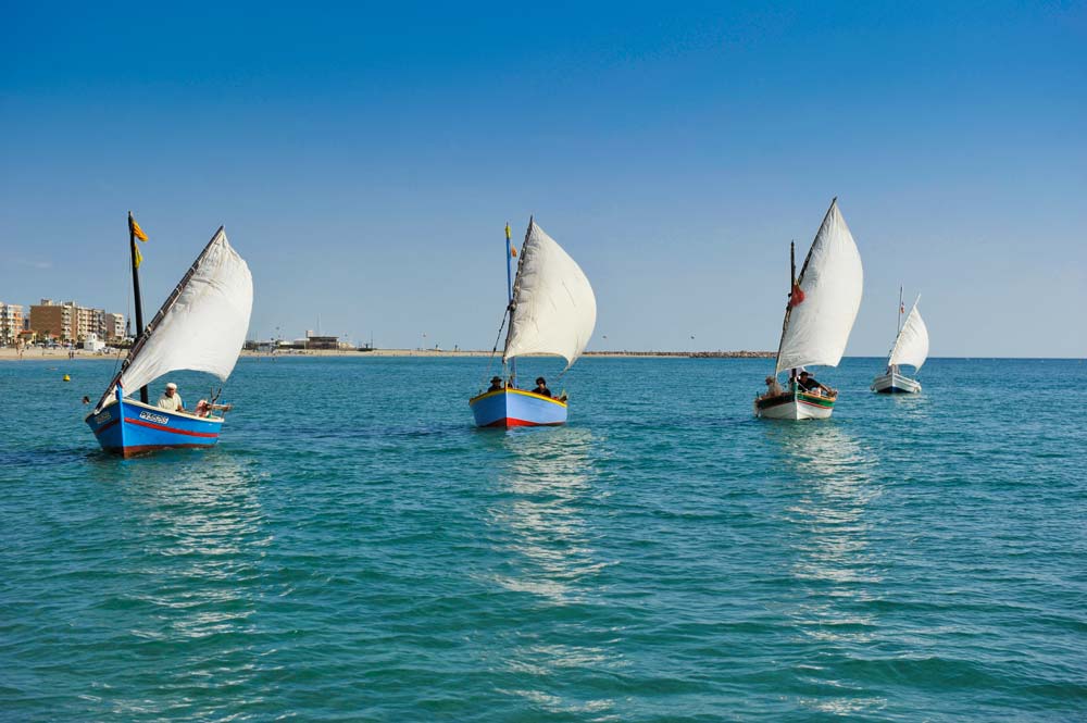 Barques catalanes Port de Canet