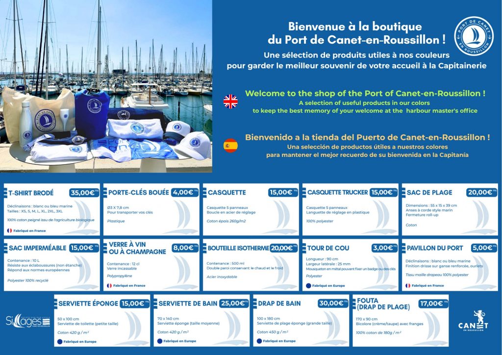 affiche boutique canet