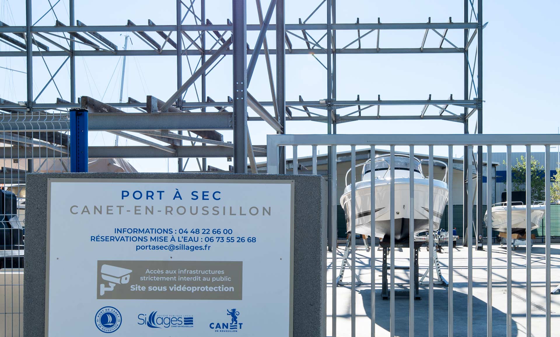 Le port à sec de Canet à votre disposition